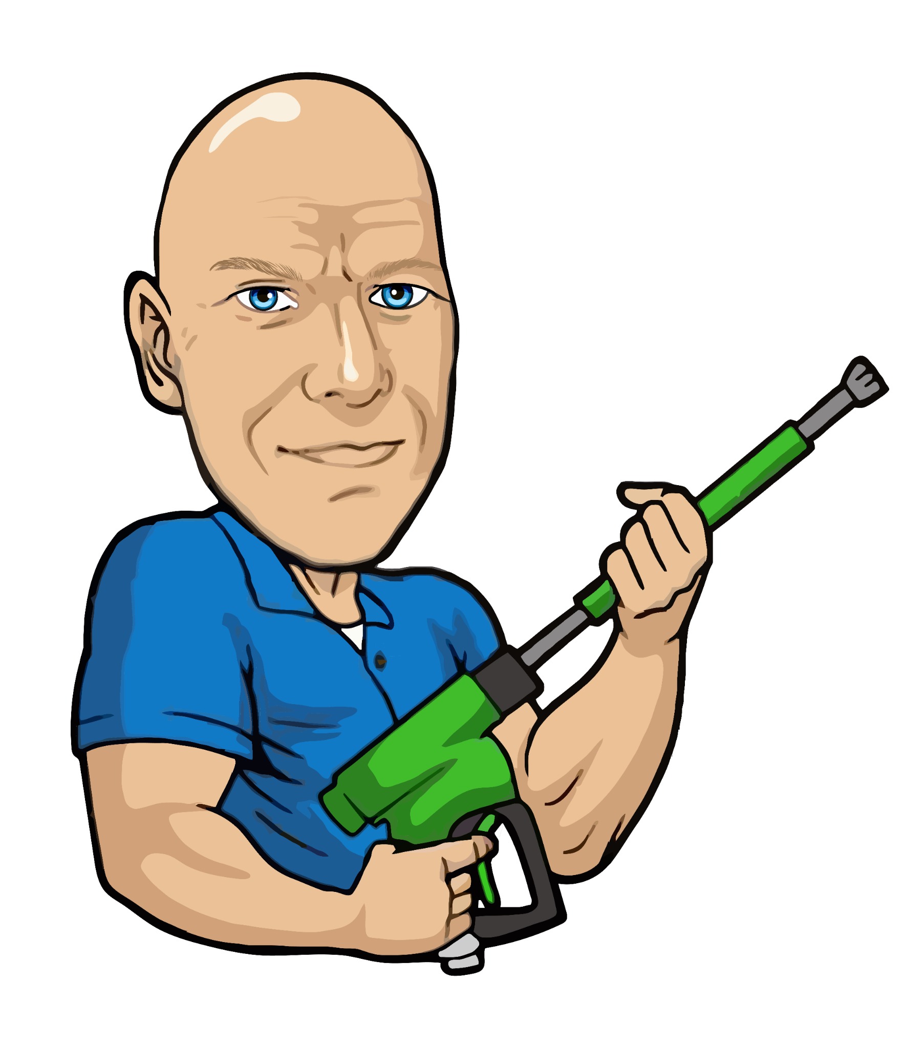 Mr. Clean Pressure Washing mascot