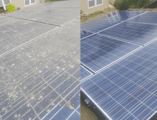 Before and after exterior cleaning result 6