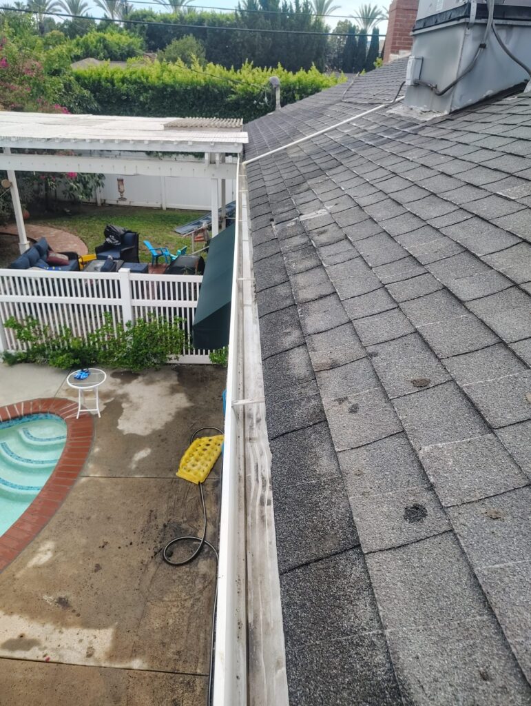 After Gutter Cleaning in Encino, CA After Gutter Cleaning in Encino, CA