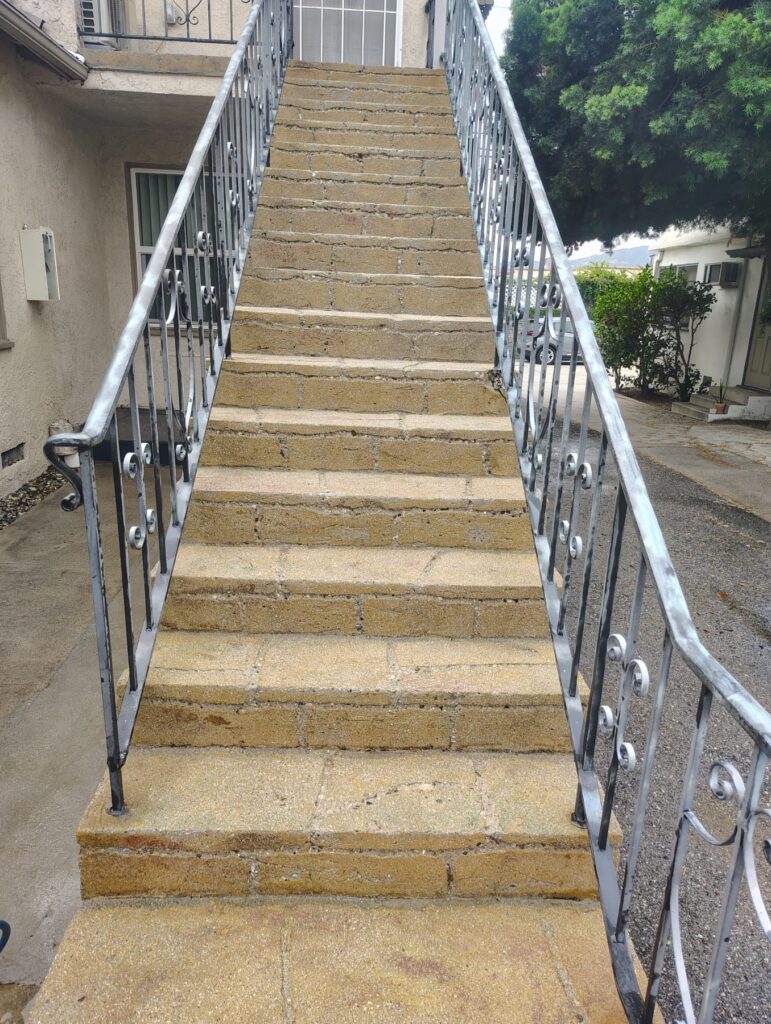 After Stairs Powerwashed in Glendale, CA After Stairs Powerwashed in Glendale, CA