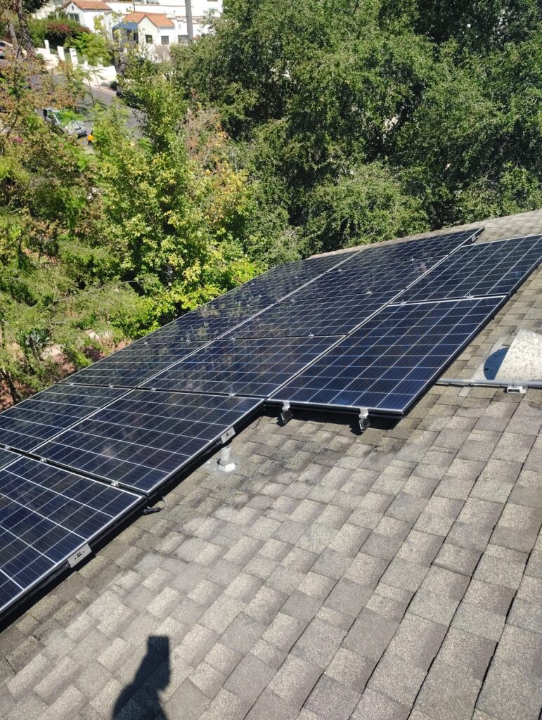 After Solar Panel Cleaning in Los Angeles, CA After Solar Panel Cleaning in Los Angeles, CA
