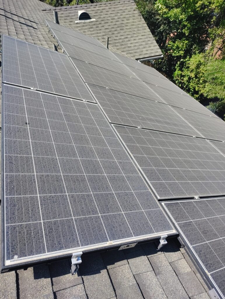 Before Solar Panel Cleaning in Los Angeles, CA Before Solar Panel Cleaning in Los Angeles, CA