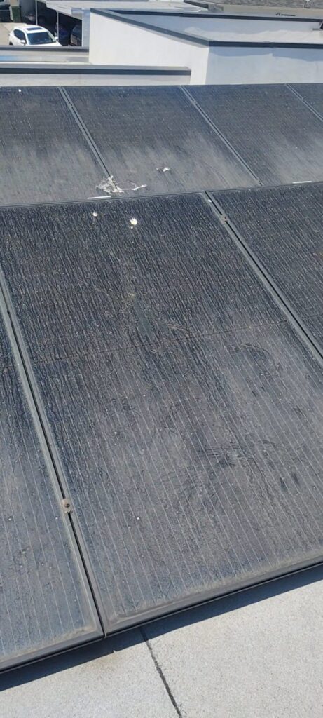 Before Solar Panel Cleaning in Los Angeles, CA Before Solar Panel Cleaning in Los Angeles, CA