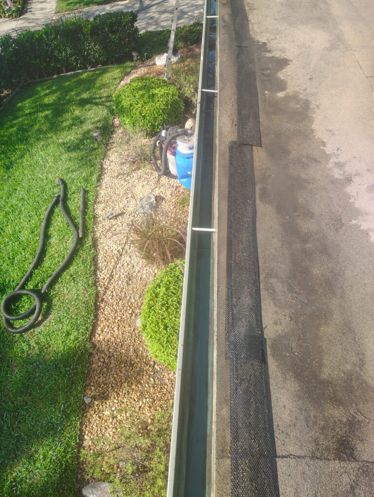 After Gutter Cleaning in North Hills, CA