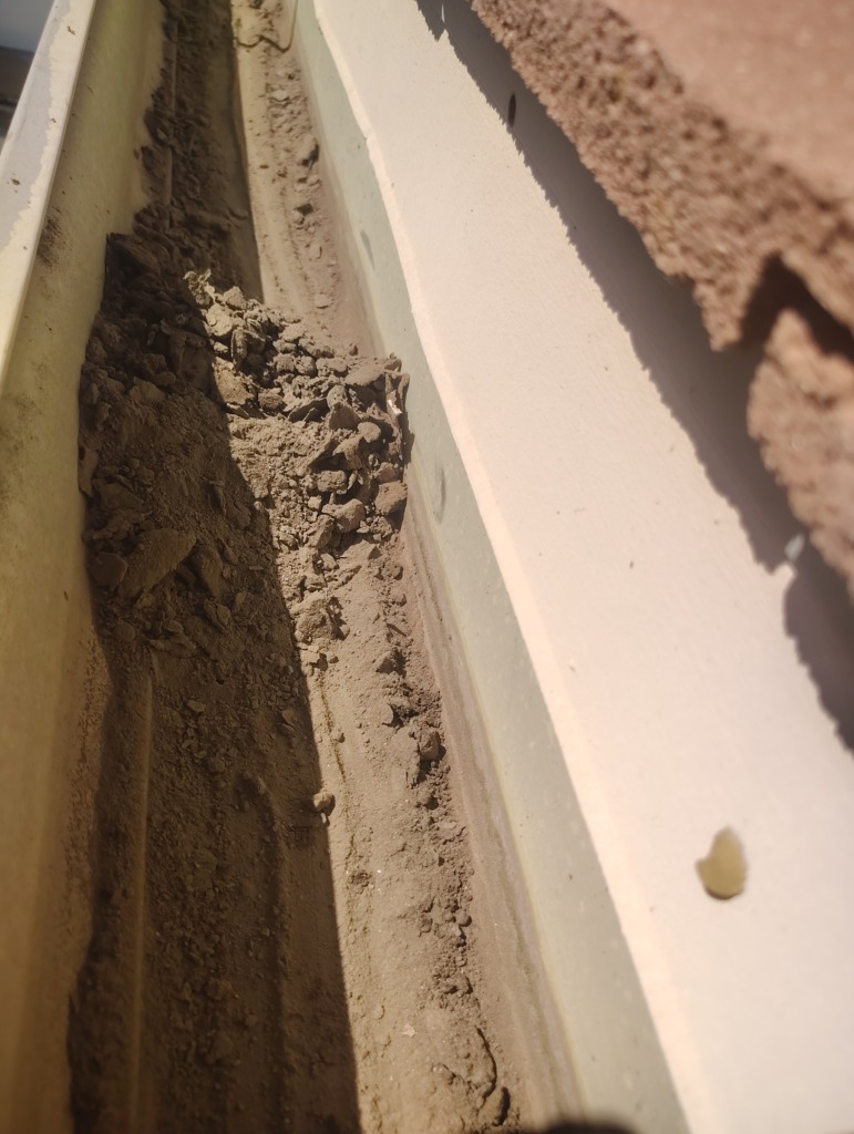 Before Gutter Cleaning in Encino, CA Before Gutter Cleaning in Encino, CA