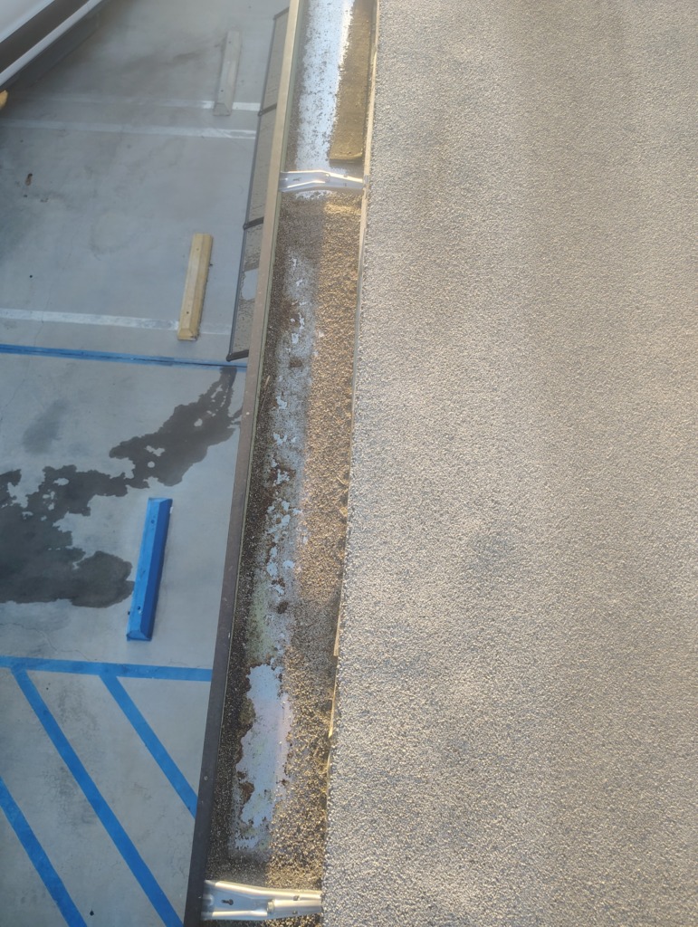 Before Gutter Cleaning in Encino, CA Before Gutter Cleaning in Encino, CA