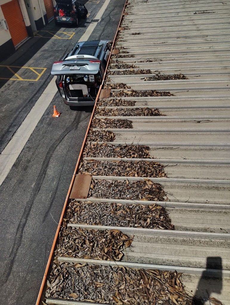 Before Gutter Cleaning in Los Angeles, CA Before Gutter Cleaning in Los Angeles, CA